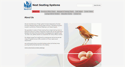 Desktop Screenshot of nestseating.com
